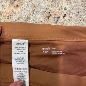 Aerie Tan Bikini Bottom - size small. New
